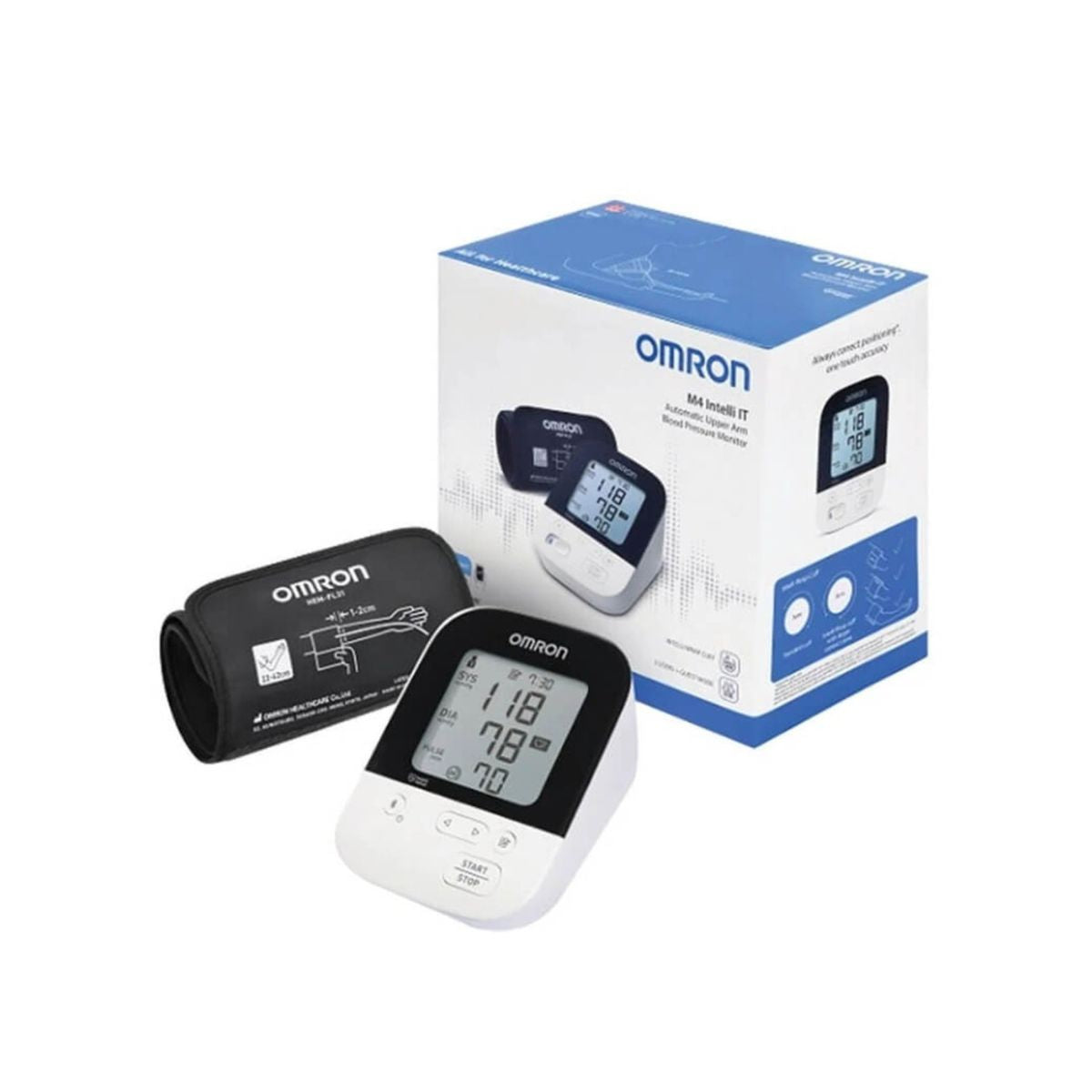 Omron M4 Intelli IT Automatic Upper Arm Blood Pressure Monitor