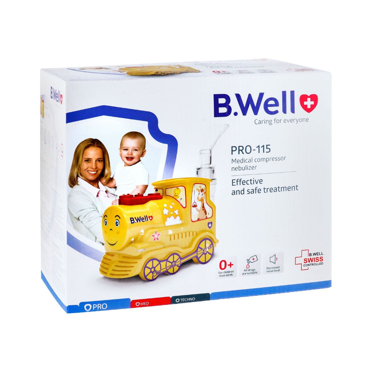 B.Well Medical Compressor Nebulizer (0+ Months) - PRO-115