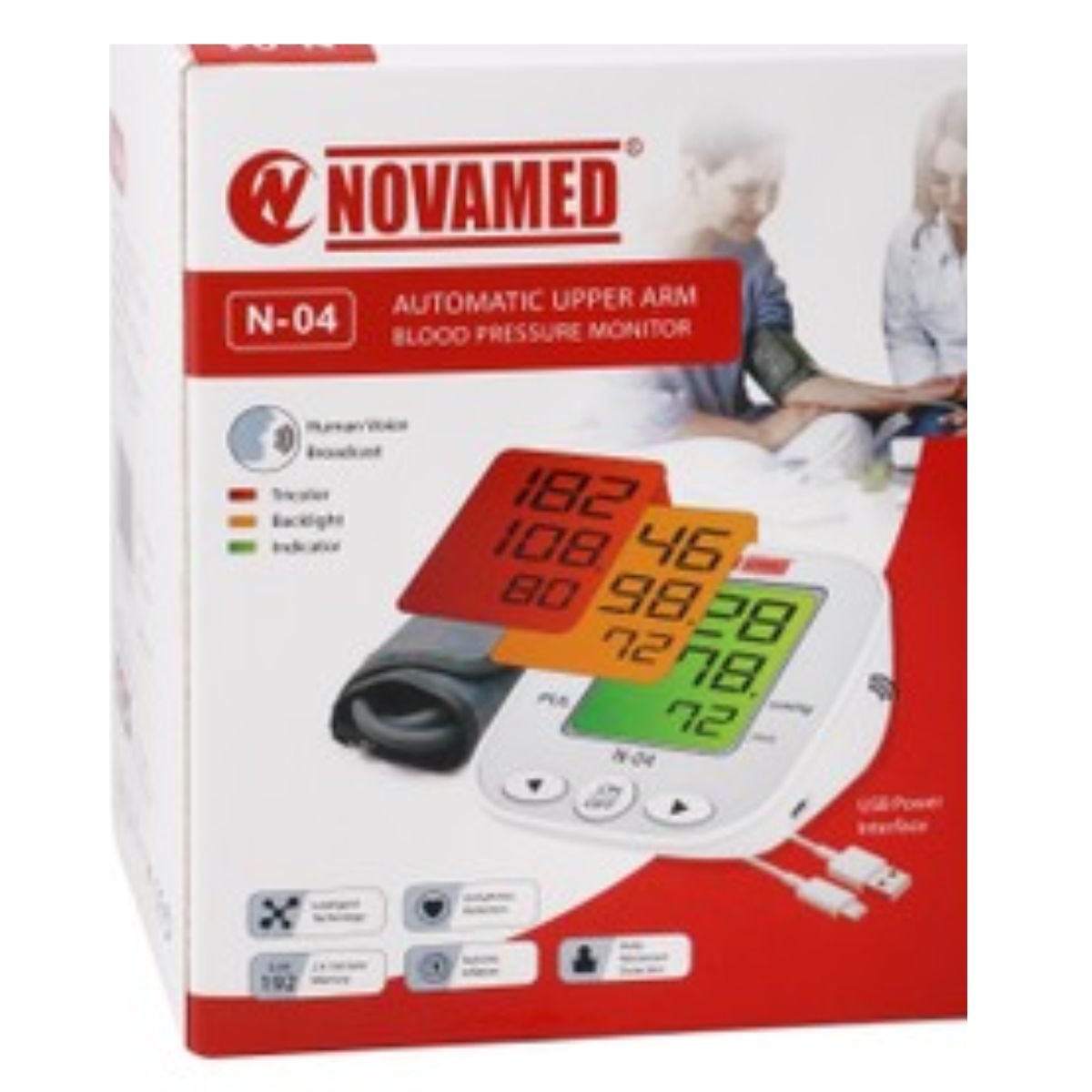 Novamed N-04 Automatic Upper Arm Blood Pressure Monitor