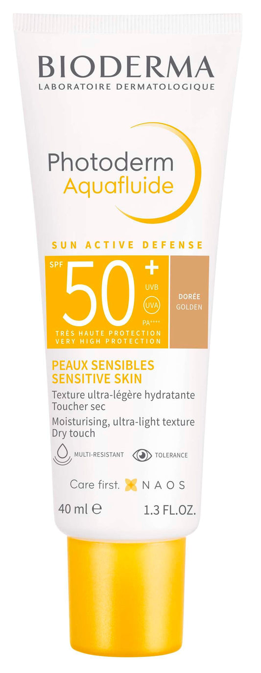 Bioderma Photoderm Aquafluide Golden SPF 50+ Sunscreen 40ml