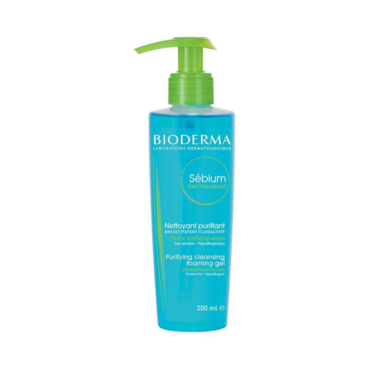 Bioderma Sebium Foaming Gel for Acne & Blemishes Skin Cleansing 200ml