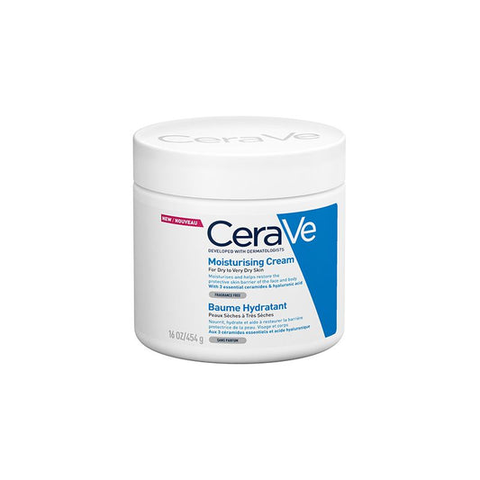 CeraVe Moisturizing Cream for Dry Skin with Hyaluronic Acid 454g