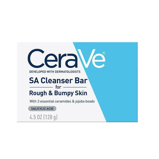 CeraVe SA Cleanser Bar for Rough Bumpy Skin 128g