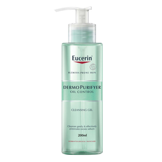 Eucerin DermoPurifyer Oil Control Face Cleansing Gel for Blemish & Acne-Prone 200ml