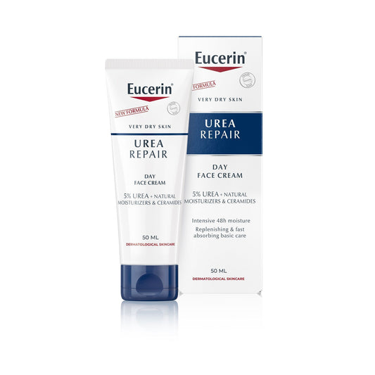 Eucerin Replenishing & Repairing Urea Face Cream For Dry Skin 50 ml