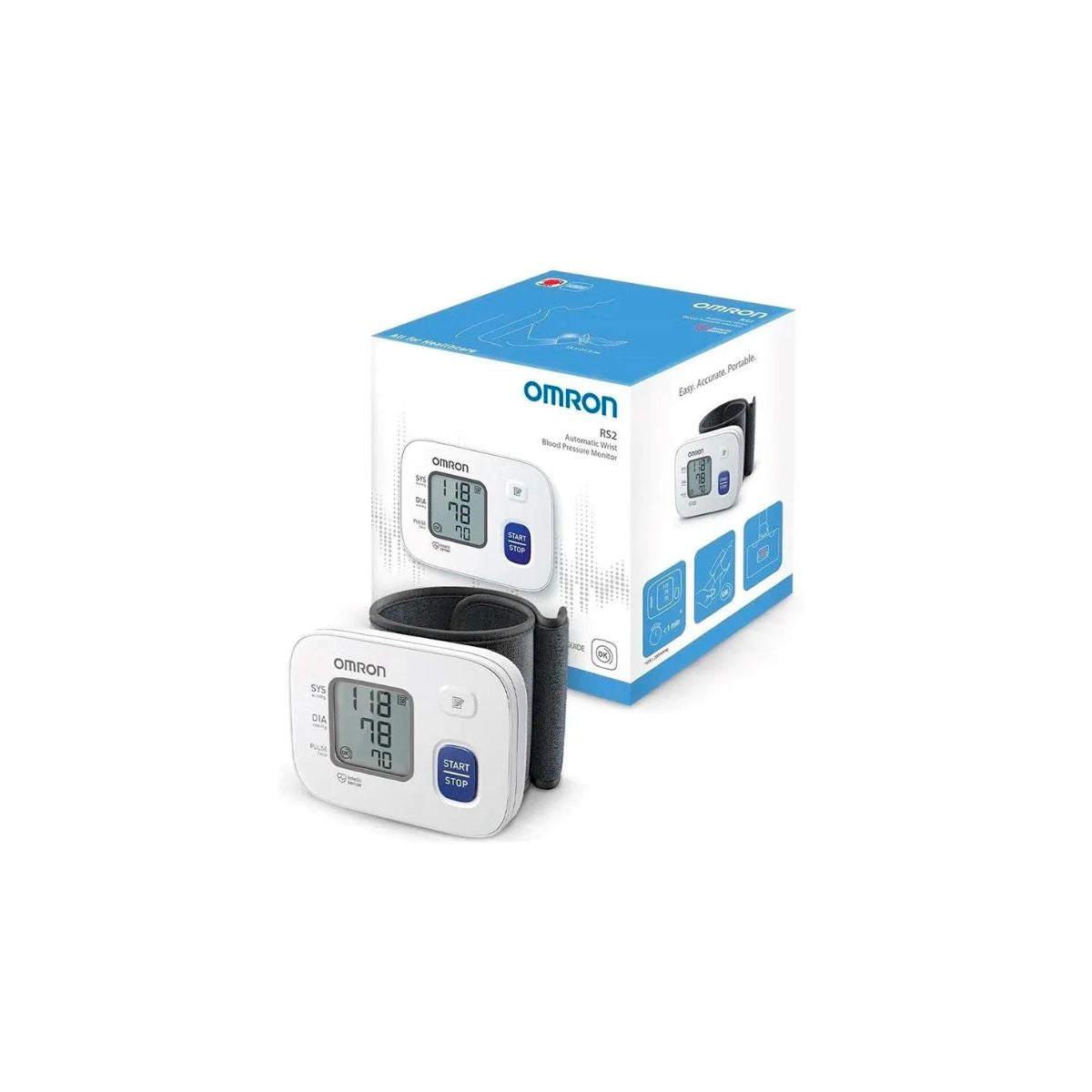 Omron RS2 Automatic Wrist Blood Pressure Monitor