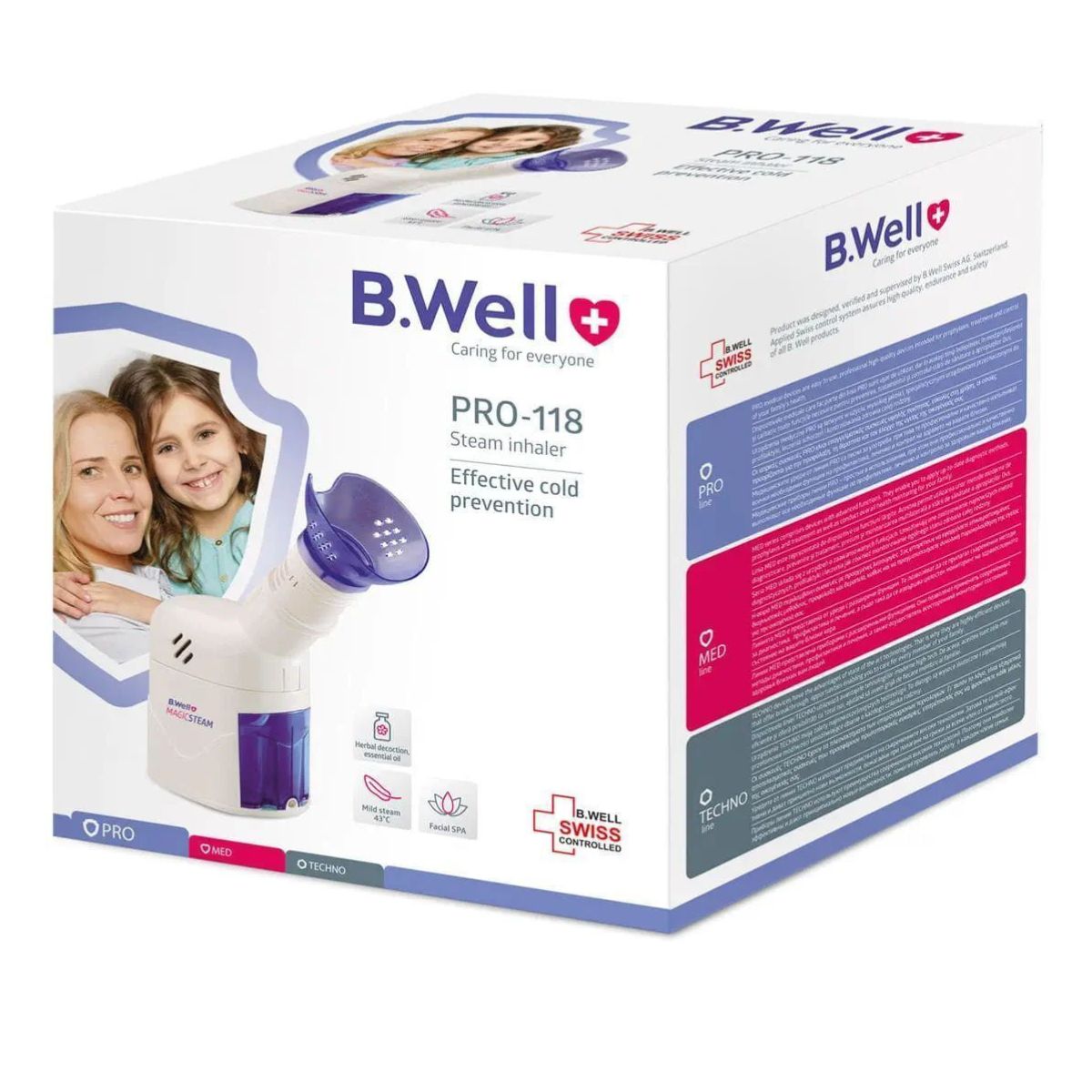 B.Well Steam Inhaler PRO 118