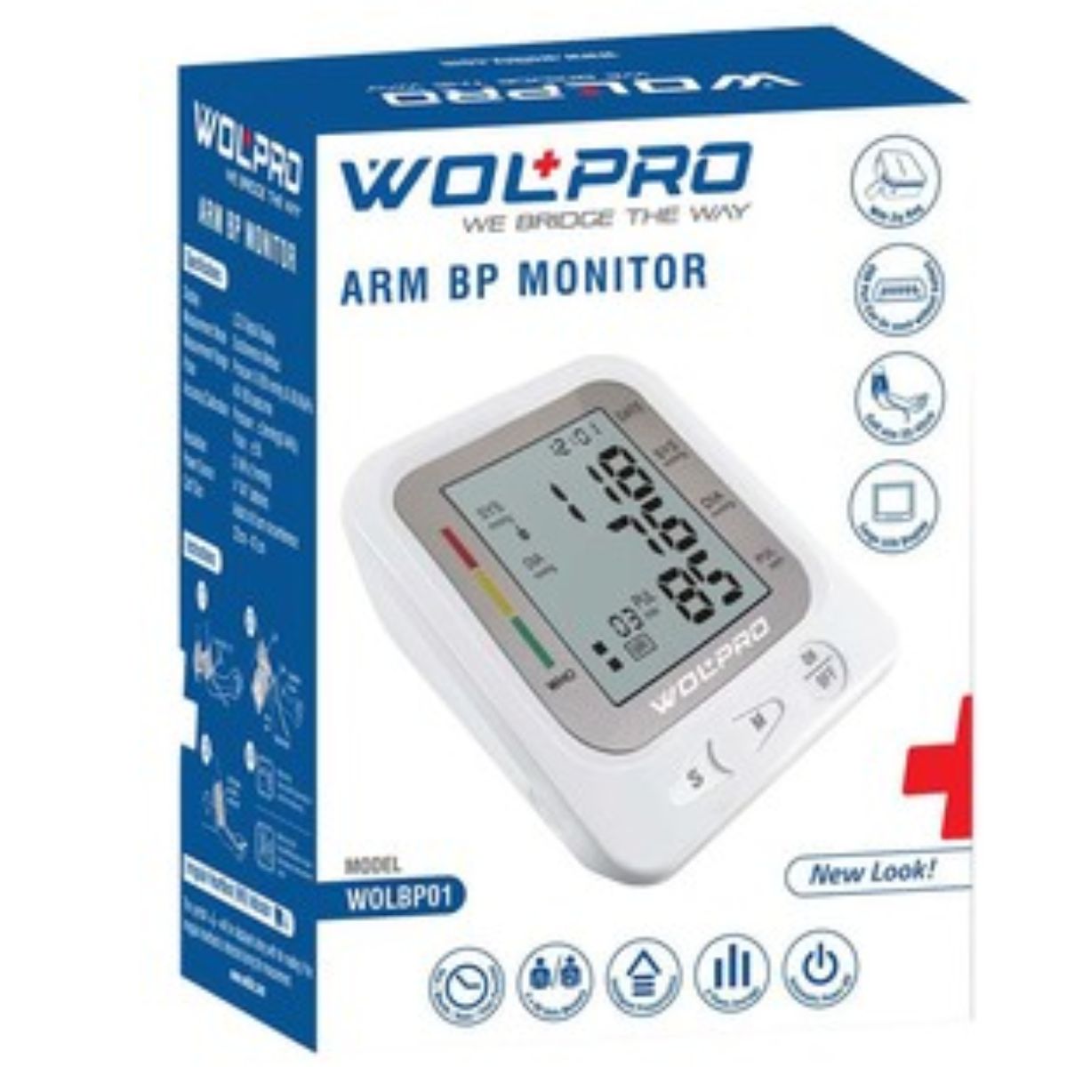 Wolpro Arm Blood Pressure Monitor - White, WOLBP01