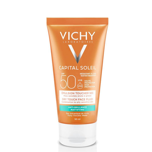 Vichy Capital Soleil Dry Touch Anti Shine Sunscreen for Combination to Oily Skin SPF50 50ml
